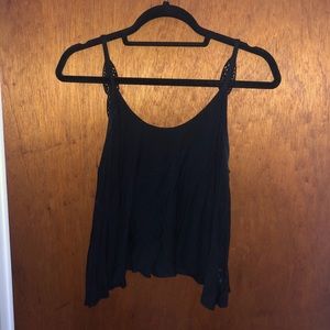 Black tank top